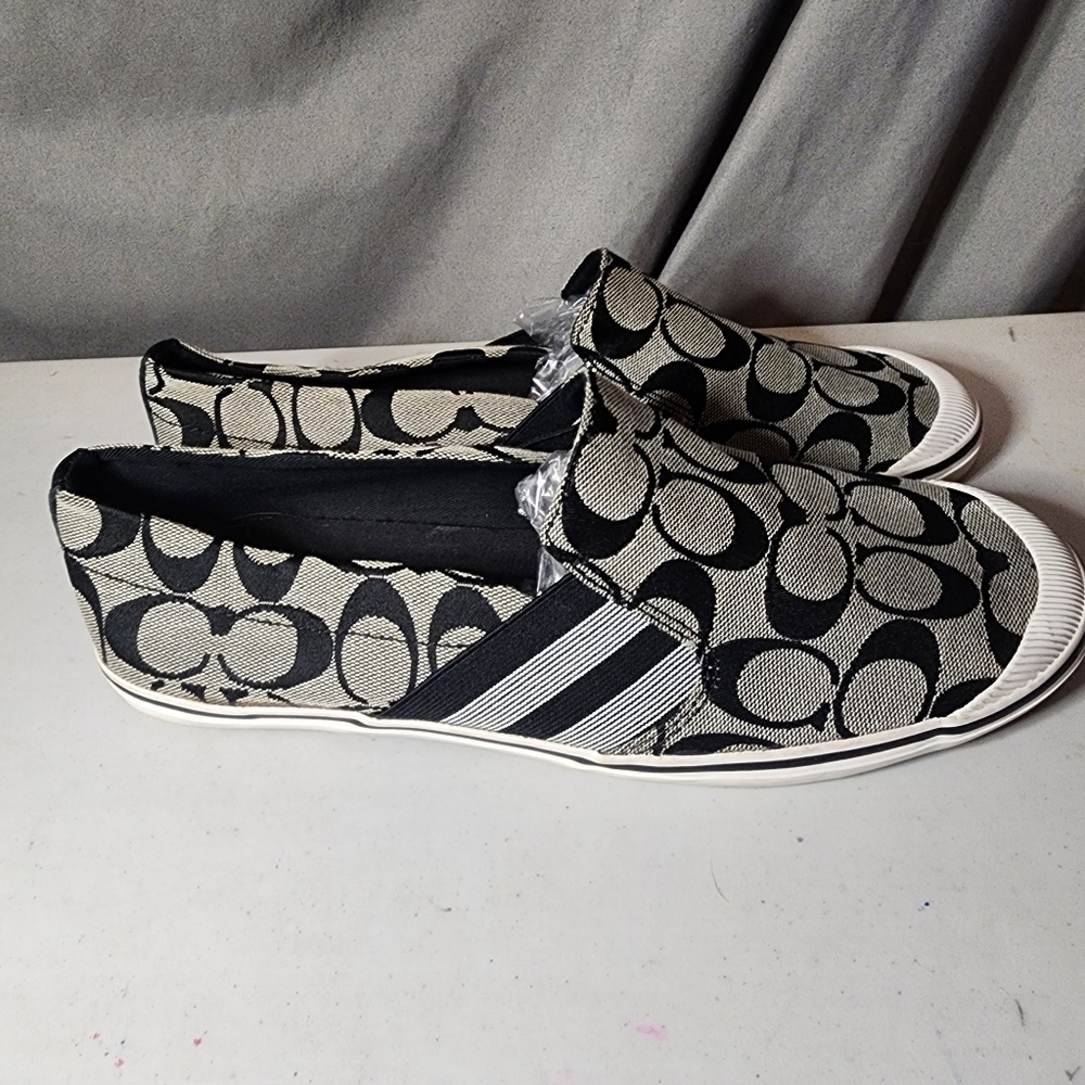 Coach Black and White Athletic Shoes - Picture 3 of 6